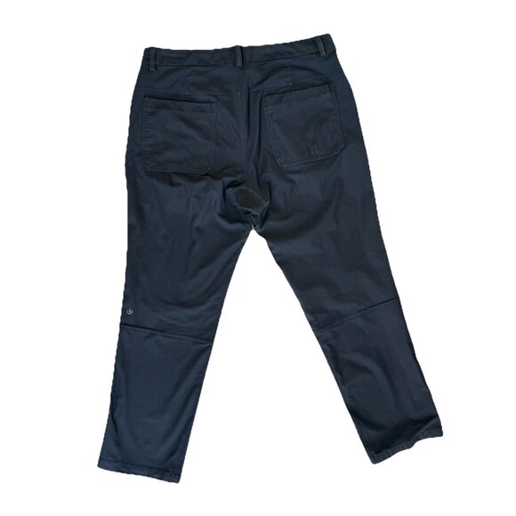 Lululemon Pants Mens 36x28.5 ABC Warpstreme Athletic Tech Trousers Obsidian - Picture 3 of 6
